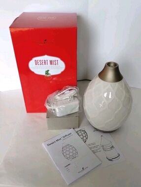 Young Living Desert Mist Ultrasonic Diffuser for Essential Oil Multi-Light NEW
